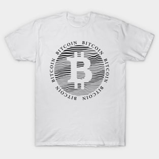 The Future of Currency: Bitcoin Black T-Shirt